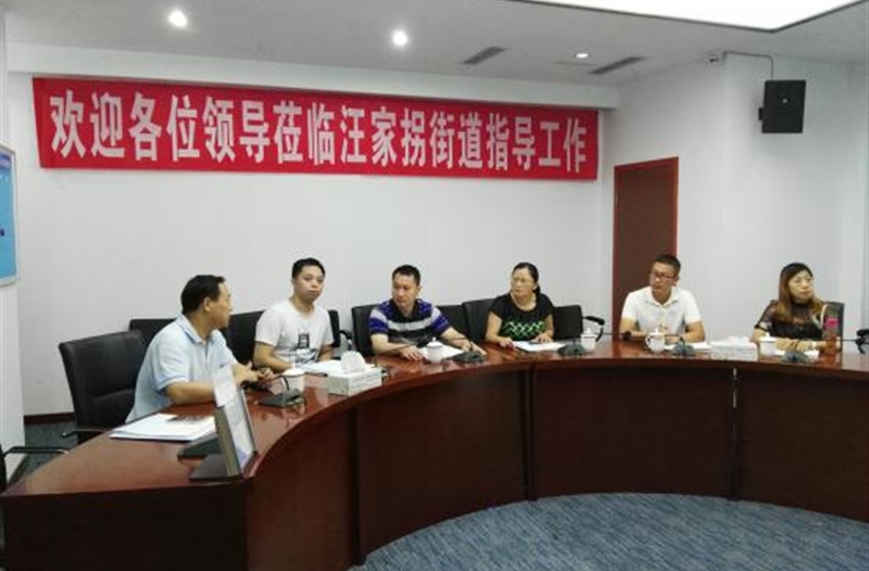 泸州市安宁镇领导考察调研i汪家智慧生活平台