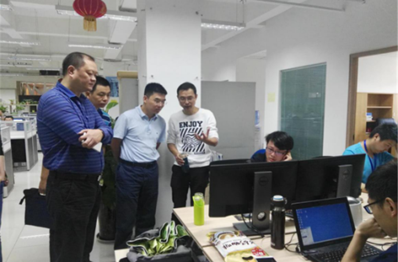 青羊区纪委领导莅临公司参观交流